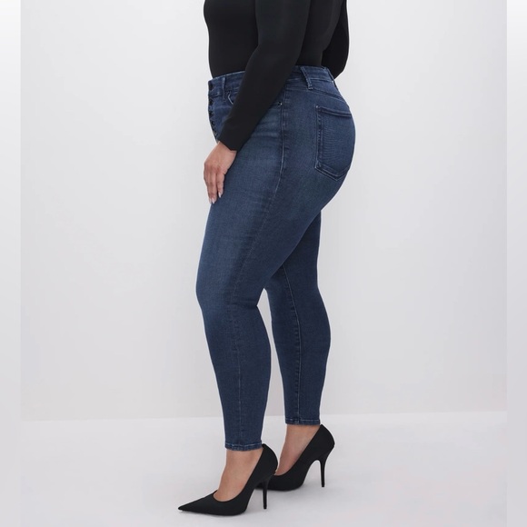 GOOD AMERICAN - GOOD LEGS SKINNY JEANS - Picture 2 of 12